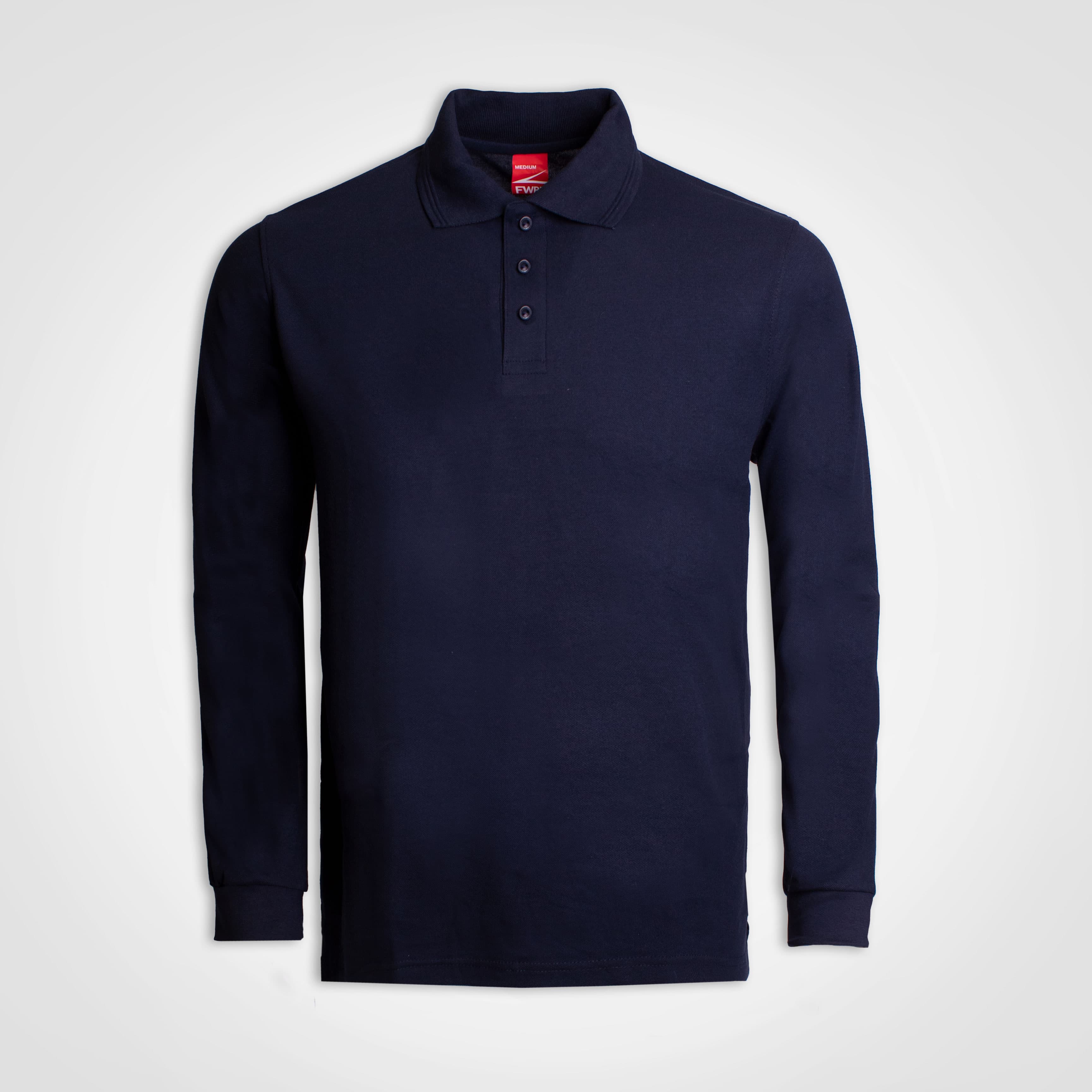 Long Sleeve Golfer - Navy XS